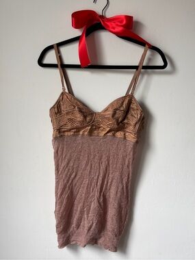 Vintage pinup camisole top Ermanno Scervino Silk